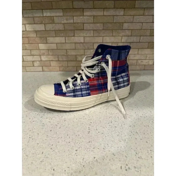 Converse Women's‎ Navy and Red Trainers  b39 - Picture 6 of 9